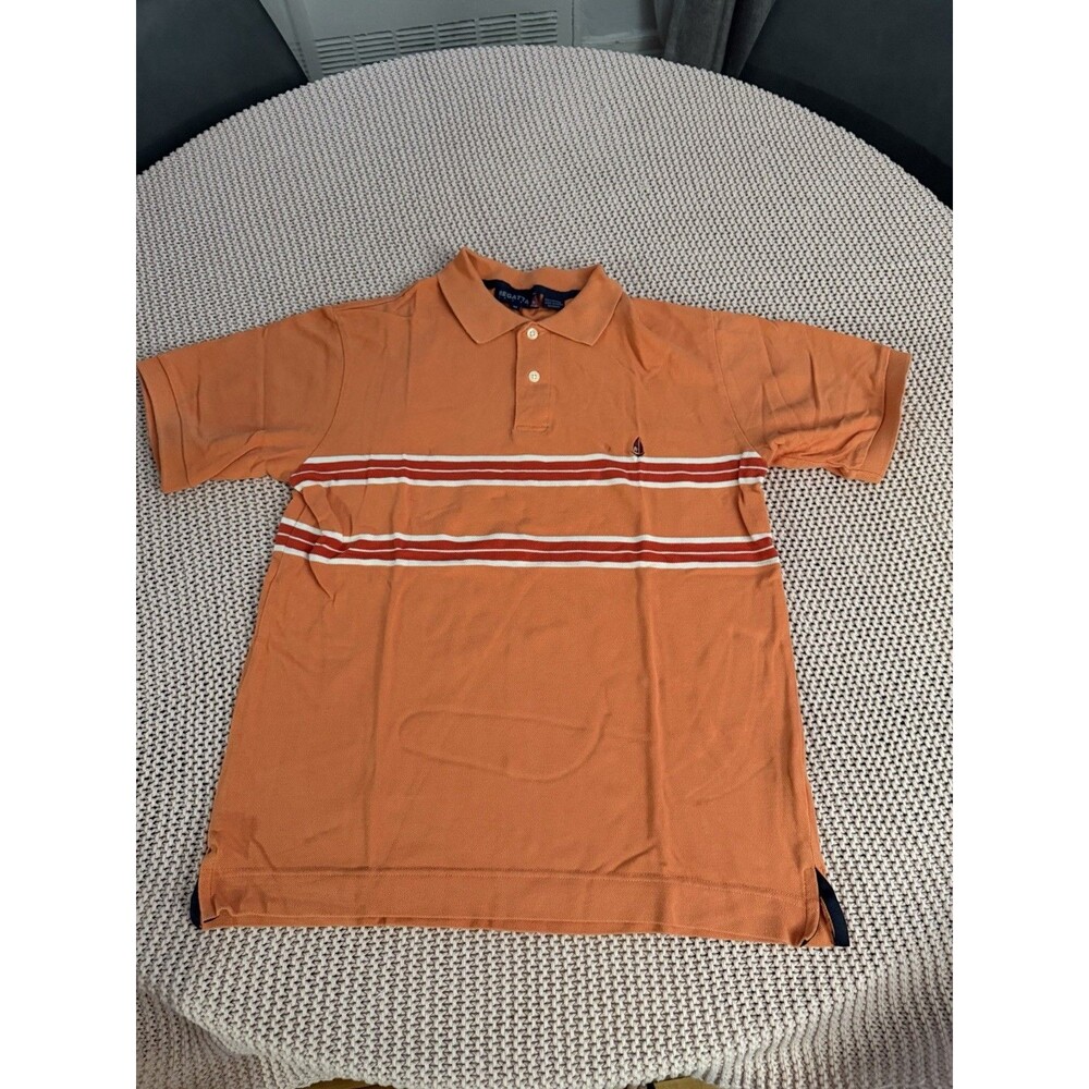 Regatta Sport short-sleeve orange polo shirt Size M Cotton